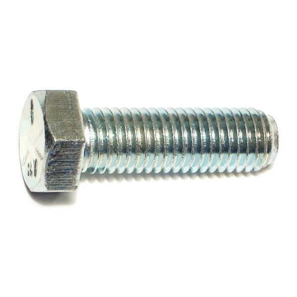 Midwest Fastener Grade 5, 5/8"-11 Hex Head Cap Screw, Zinc Plated Steel, 2 in L, 4 PK 70342 - main